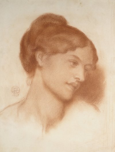 Portrait of Mrs Murray Marks by Dante Gabriel Charles Rossetti